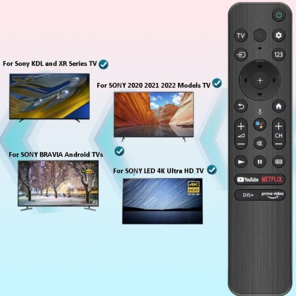 RMF-TX800U Bluetooth Voice Remote Control For Sony KDL And XR / 4K BRAVIA TV - Image 2