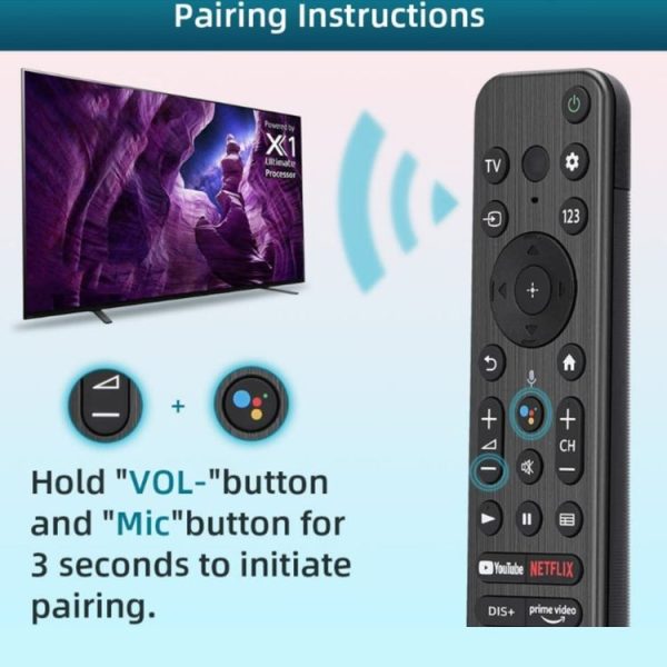 RMF-TX800U Bluetooth Voice Remote Control For Sony KDL And XR / 4K BRAVIA TV - Image 4