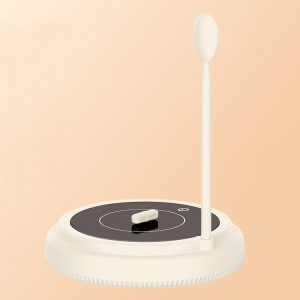 10000rpm / min Magnetic Levitation Electric Coffee Stirrer Milk Shaker Red Wine Decanter (White)