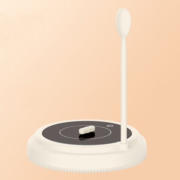 10000rpm / min Magnetic Levitation Electric Coffee Stirrer Milk Shaker Red Wine Decanter (White)