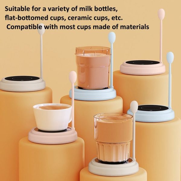 10000rpm / min Magnetic Levitation Electric Coffee Stirrer Milk Shaker Red Wine Decanter (White) - Image 8