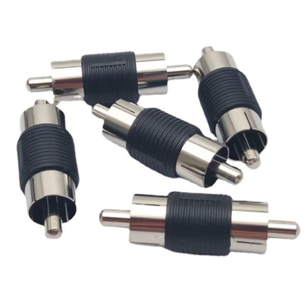 10pcs RCA Lotus Head Straight-through Male Monitoring Audio Adapter AV Butt Joint (Male to Male) - Image 9
