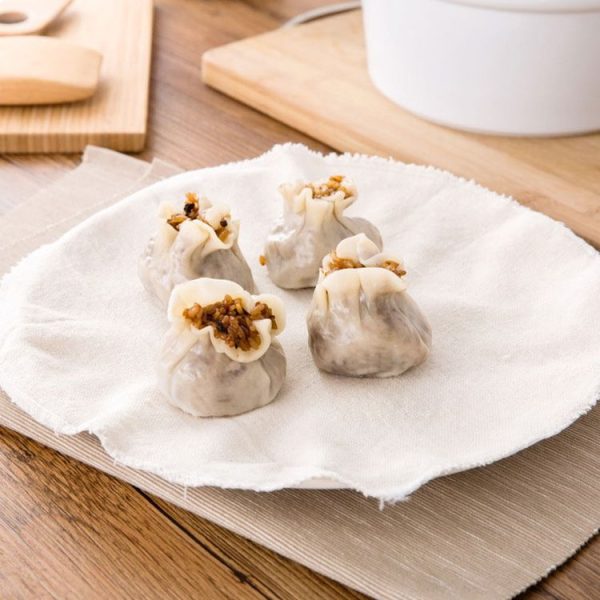 10pcs / Pack 28cm Thickened Non-stick Steamer Cloth Buns Cotton Gauze Matting Cloth (Sizing) - Image 7