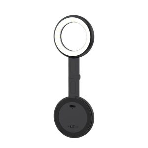 Cell Phone Magnetic Fill Light Portable Photo Pocket Lamp (Black)