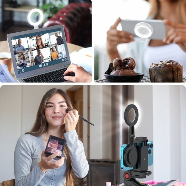 Cell Phone Magnetic Fill Light Portable Photo Pocket Lamp (Black) - Image 15