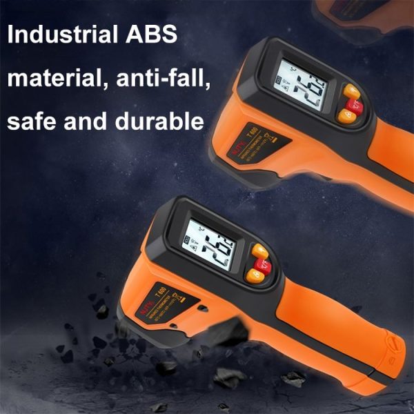 NJTY Digital Display High-Precision Infrared Thermometer For Bakery Kitchen Industry, Spec: T400 - Image 10