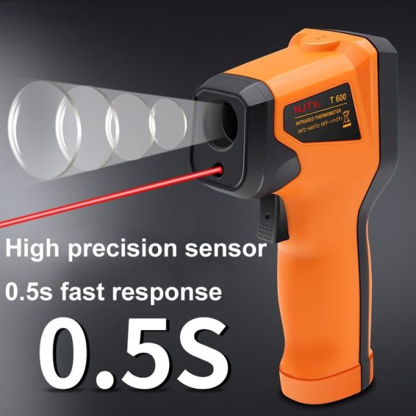 NJTY Digital Display High-Precision Infrared Thermometer For Bakery Kitchen Industry, Spec: T400 - Image 7
