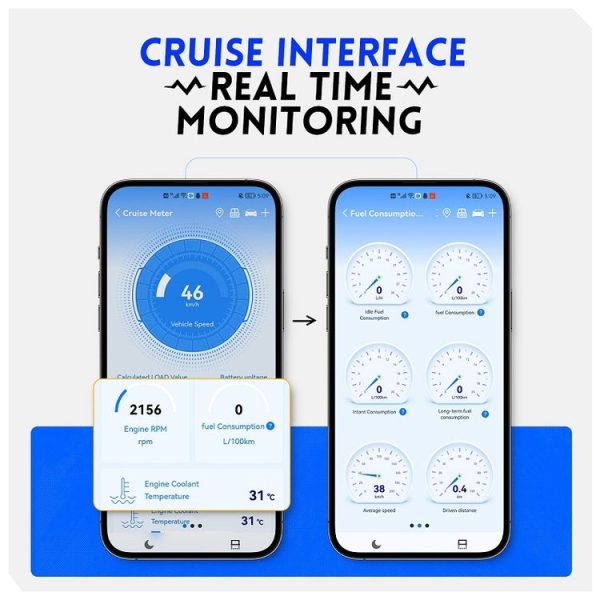 FNIRSI Bluetooth 5.1 Car Engine OBD2 Fault Code Diagnostic Instrument (English) - Image 7