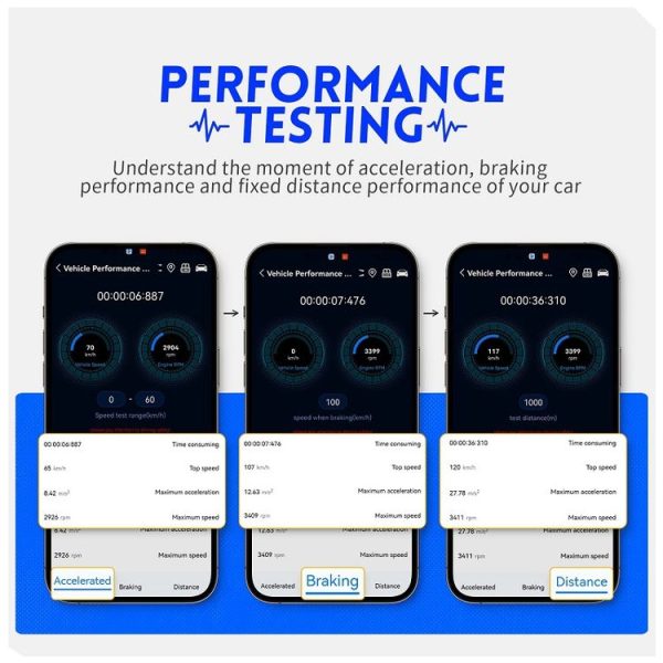 FNIRSI Bluetooth 5.1 Car Engine OBD2 Fault Code Diagnostic Instrument (English) - Image 9