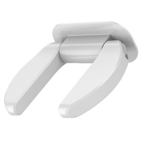 Door Stopper Living Alone Anti Burglary Door Stopper No Hole Child Safety Lock Blocker (White)