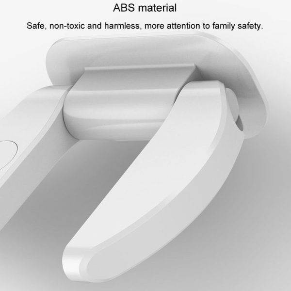 Door Stopper Living Alone Anti Burglary Door Stopper No Hole Child Safety Lock Blocker (White) - Image 6