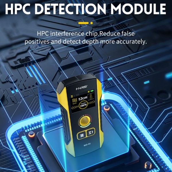 FNIRSI Multifunctional Wall Wire And Metal Rebar Detector (WD-02) - Image 7