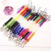 5pcs Spring Key Rope Plastic Keychain Environmentally Friendly Elastic Chain (Colorful Random Delivery) - Image 2