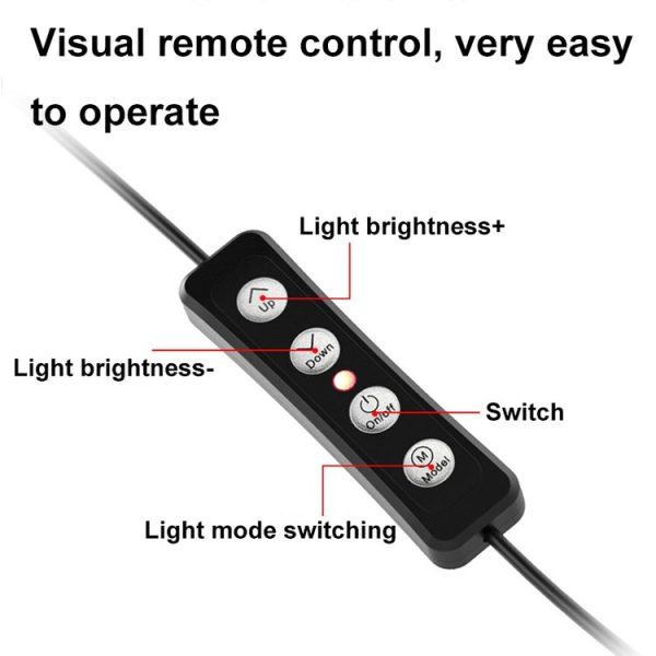 YRing48 4-Inch 48LEDs Laptop Camera Video Conference Live Beauty Ring Fill Light, Spec: Clip Set - Image 4