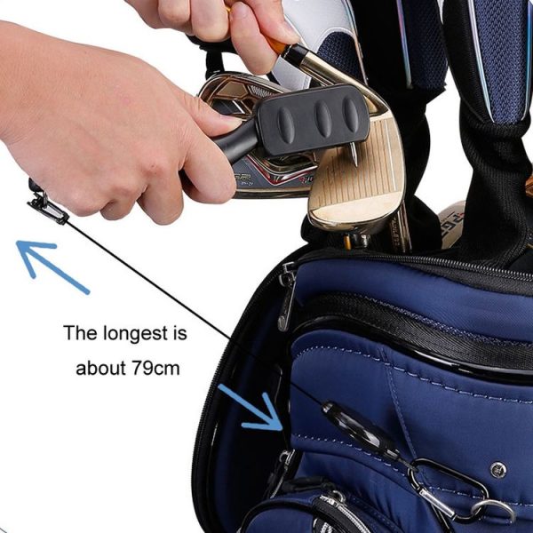 PGM SZ008 Golf Club Brush Retractable Multifunctional Cleaning Brush Golf Accessories (Black) - Image 7