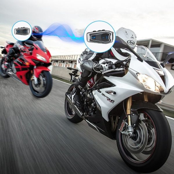 Motorcycle Helmet Bluetooth 5.0 Stereo Music Cycling Headphones (V10) - Image 8