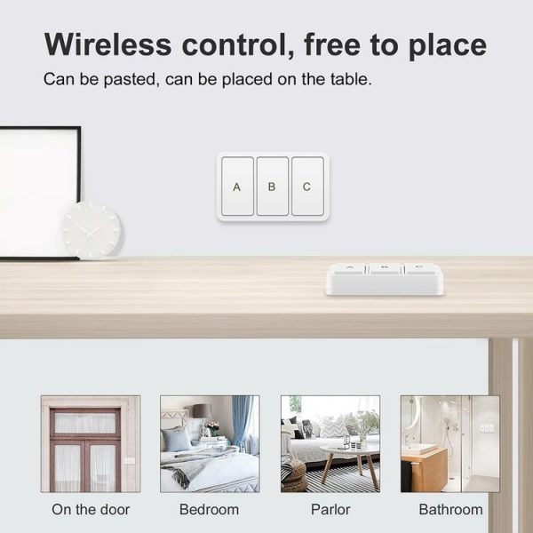 Zigbee Tuya Smart 3-key Situational Wireless Smart Switch (3 Road) - Image 5
