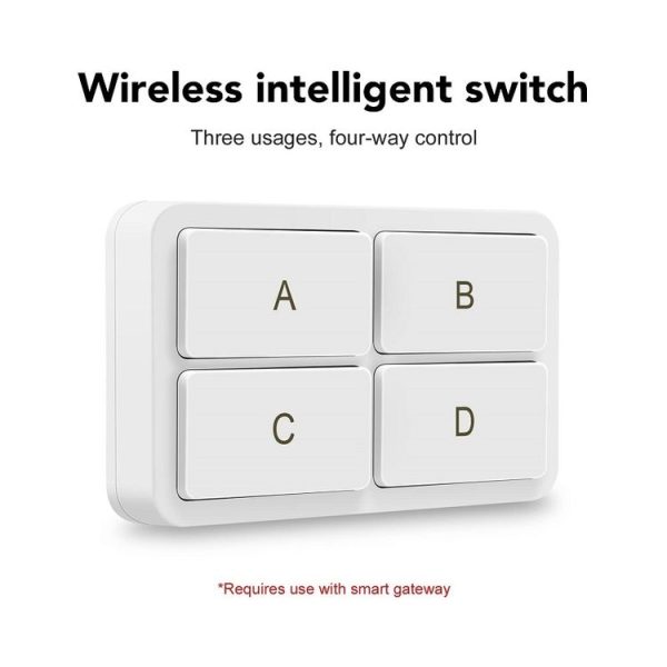Zigbee Tuya 4-key Situational Remote Control Smart Switch (YSB34) - Image 2