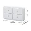 Zigbee Tuya 4-key Situational Remote Control Smart Switch (YSB34) - Image 3
