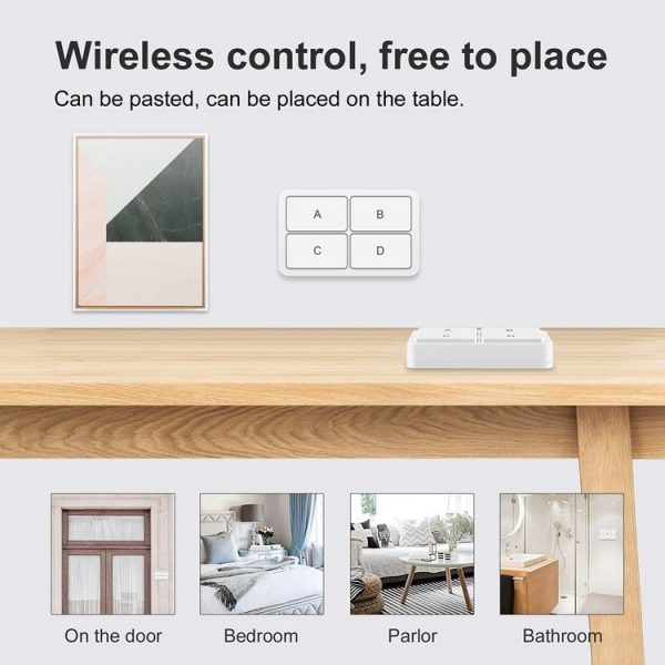Zigbee Tuya 4-key Situational Remote Control Smart Switch (YSB34) - Image 6