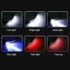 Fluorescent Belt Sensor Headlight Outdoor Running and Cycling Head Torch (White+Yellow Light) - Image 9