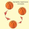 2pcs 6CM Mini Rubber Basketball Decompression Vent High Elastic Toy (Orange) - Image 3