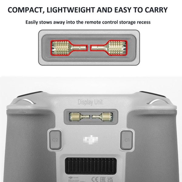 DJI RC / RC 2 Remote Control LKTOP Joystick Thumb Rocker (Gray) - Image 3