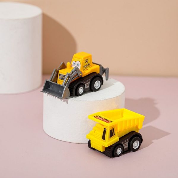 8pcs / Set Mini Engineering Team Pull-back Car Children Toys (2831A) - Image 5