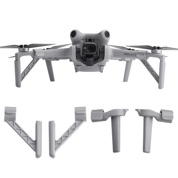 DJI Mini 4 Pro Drone BRDRC Landing Gear Increased Height Leg (Gray)