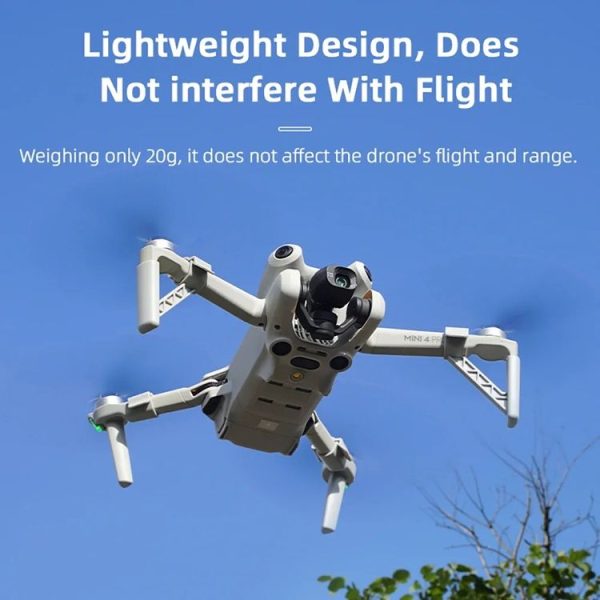 DJI Mini 4 Pro Drone BRDRC Landing Gear Increased Height Leg (Gray) - Image 2