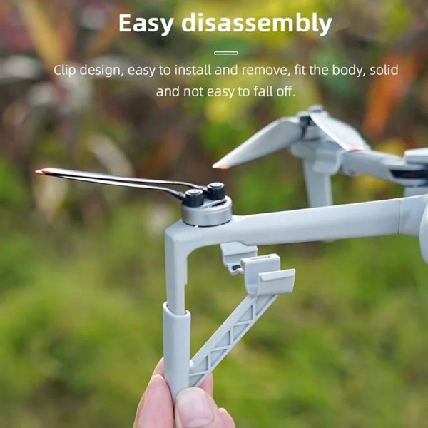 DJI Mini 4 Pro Drone BRDRC Landing Gear Increased Height Leg (Gray) - Image 6
