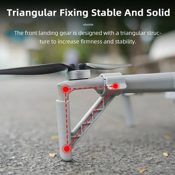 DJI Mini 4 Pro Drone BRDRC Landing Gear Increased Height Leg (Gray) - Image 7