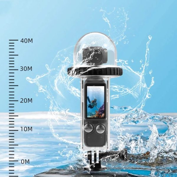 DJI Osmo Pocket 3 BRDRC 40m Depth Waterproof Case Diving Housing Cover (Transparent Handle) - Image 2