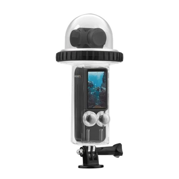 DJI Osmo Pocket 3 BRDRC 40m Depth Waterproof Case Diving Housing Cover (Transparent Handle) - Image 3