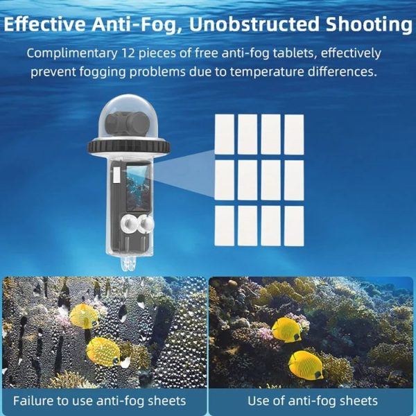 DJI Osmo Pocket 3 BRDRC 40m Depth Waterproof Case Diving Housing Cover (Transparent Handle) - Image 8