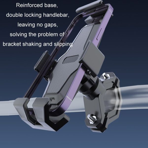 Cycling Bicycle Automatic Locking Mobile Phone Holder (Handlebars) - Image 6