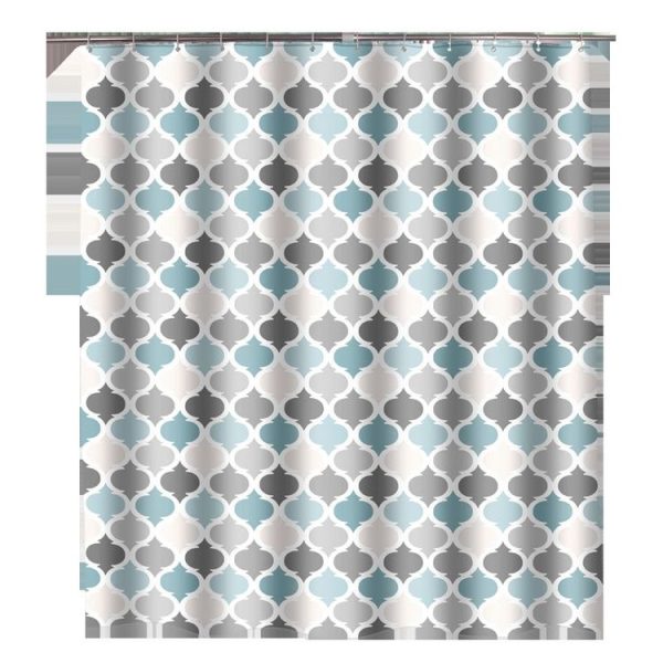 80x180cm Simple Thickened Waterproof Shower Curtain Polyester Bathroom Curtain Fabrics