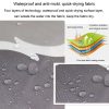 80x180cm Simple Thickened Waterproof Shower Curtain Polyester Bathroom Curtain Fabrics - Image 4