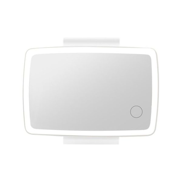 Car Sun Visor LED Light Cosmetic Mirror (White)