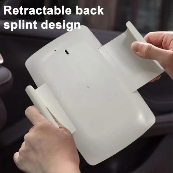 Car Sun Visor LED Light Cosmetic Mirror (White) - Image 3