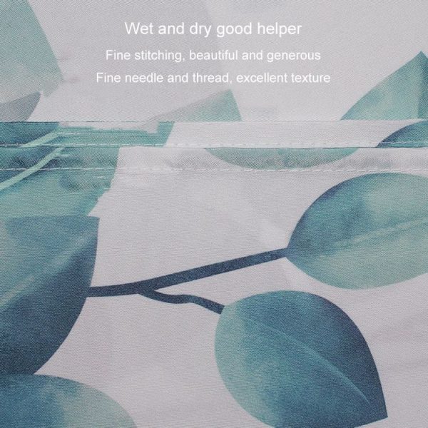 80x180cm Simple Fresh Style Home Shower Curtain Waterproof Thickened Bathroom Curtain Cloth With Hooks - Image 6