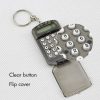 Flip Top Portable Mini Calculator Student Exam Office Calculator (White) - Image 5