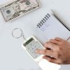Flip Top Portable Mini Calculator Student Exam Office Calculator (White) - Image 6