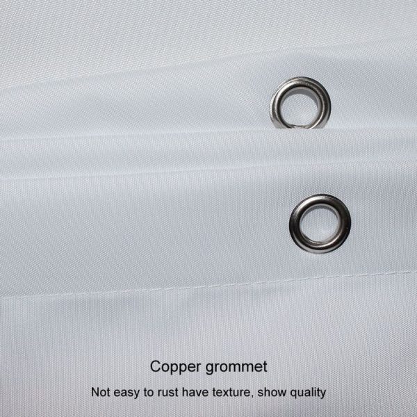 80x180cm Fresh Reed Printed Bathroom Waterproof Shower Curtain Thickened Polyester Shower Curtain Cloth (Reed) - Image 4