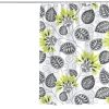 80x180cm Botanical Flower Printed Waterproof Polyester Shower Curtain Home Thickened Bathroom Curtain Cloth