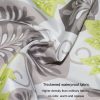 80x180cm Botanical Flower Printed Waterproof Polyester Shower Curtain Home Thickened Bathroom Curtain Cloth - Image 3