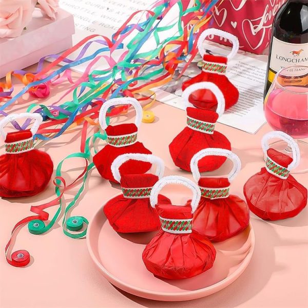 Hand Throwing Rings Ribbon Wedding Bar Atmosphere Stage Magic Props (Red) - Image 2