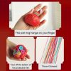 Hand Throwing Rings Ribbon Wedding Bar Atmosphere Stage Magic Props (Red) - Image 3