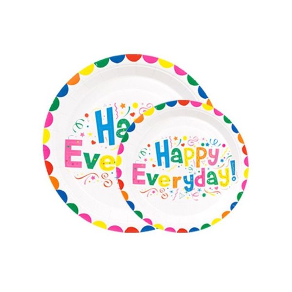 10pcs / Set Birthday Colorful Disposable Tableware Theme Party Decoration Set, Style: 230ml Paper Cup - Image 3