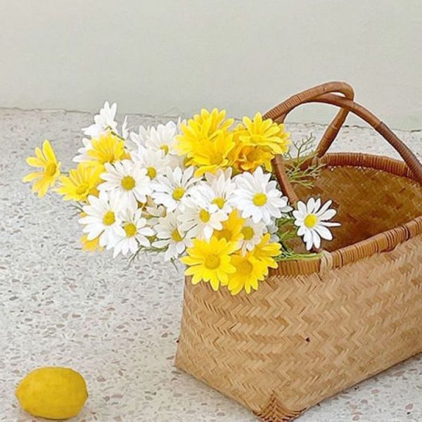 Simulated Flower Arrangement Table Ornament Picnic Photo Props, Style: 3pcs Sunflower Cater Paper - Image 3